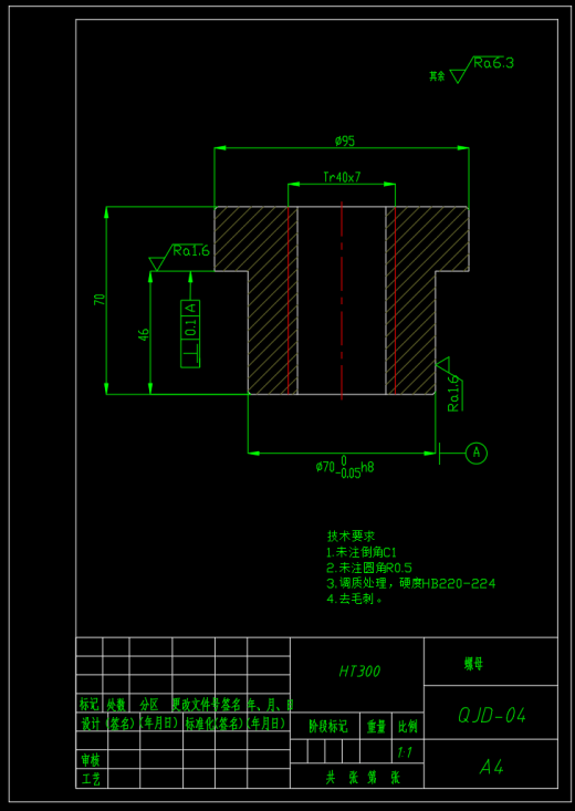 螺旋千斤顶（F=46KN,L=210mm）（SW+CAD+说明书）缩略图
